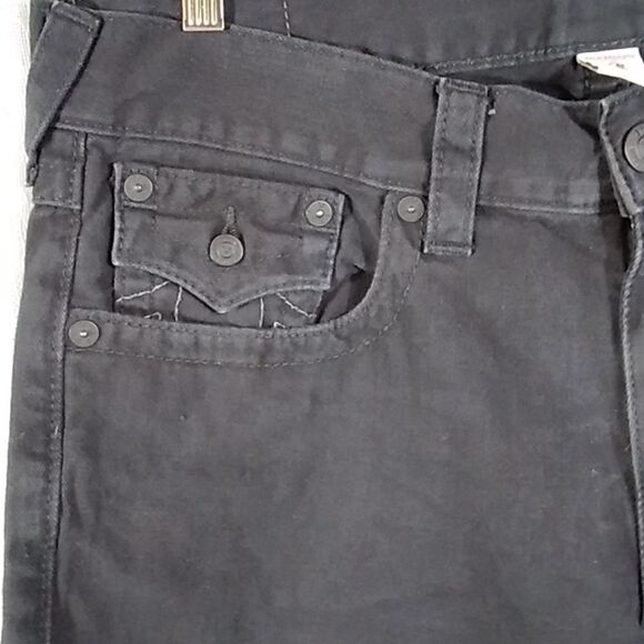 VTG, TRUE RELIGION BRAND JEANS MEN SHOES SIZE 36 100% COTTON - Picture 5 of 13